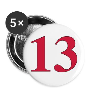 13 - Buttons large 2.2''/56 mm (5-pack) - white - Front