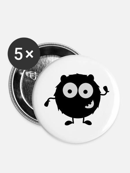 Freak - Buttons large 2.2''/56 mm (5-pack) - white