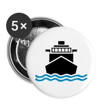 schiff_design_qa2 - Buttons large 2.2''/56 mm (5-pack) - white - Front