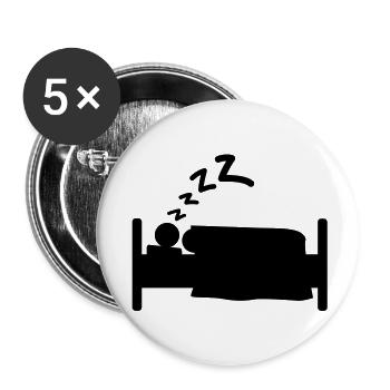 sleep___f1 - Buttons large 2.2''/56 mm (5-pack) - white - Front