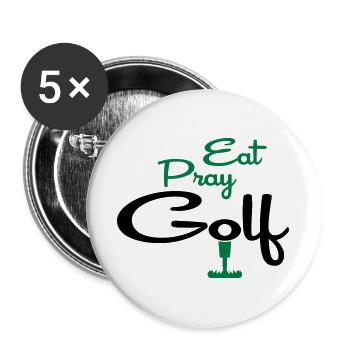 golf - Buttons groß 56 mm (5er Pack) - Weiß - Vorne