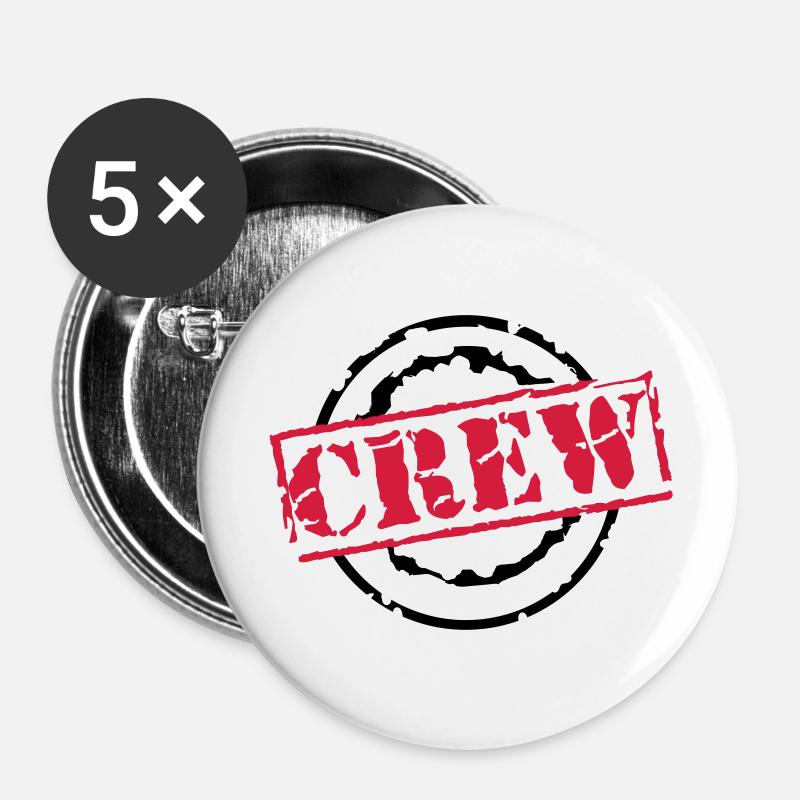 crew - Buttons large 2.2''/56 mm (5-pack) - white