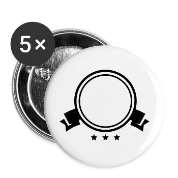 empty_cycle_f1 - Buttons large 2.2''/56 mm (5-pack) - white - Front