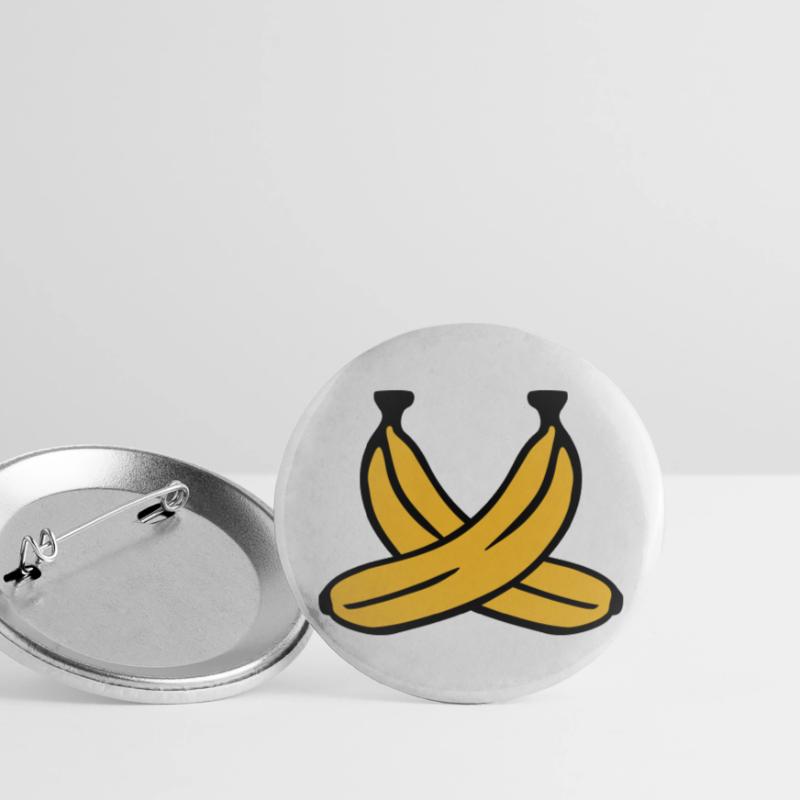 Banana Buttons large 2.2''/56 mm (5-pack)