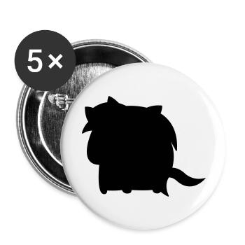 sweet_unicorn_002 - Lot de 5 grands badges (56 mm) - blanc - Devant