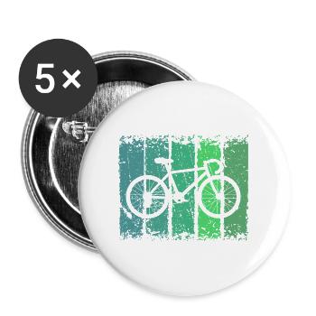 bicycle - Buttons large 2.2''/56 mm (5-pack) - white - Front