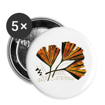 List - Buttons large 2.2''/56 mm (5-pack) - white - Front