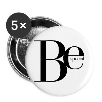 be special besonders amazing great LOL einzigartig - Buttons groß 56 mm (5er Pack) - Weiß - Vorne