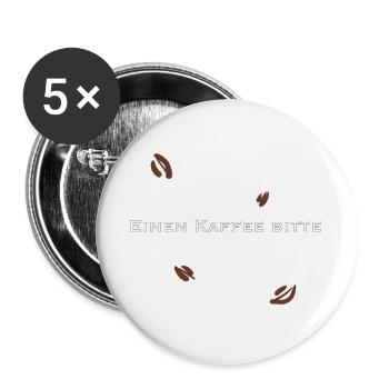 IMG 7179 - Buttons groß 56 mm (5er Pack) - Weiß - Vorne