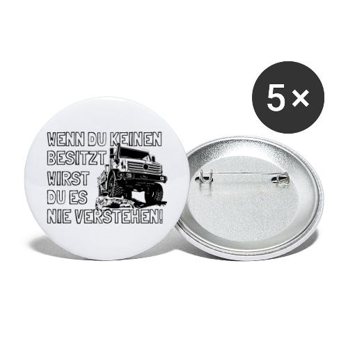Unimog - Oldtimer - Offroad - Universal Motorgerät - Buttons groß 56 mm (5er Pack)