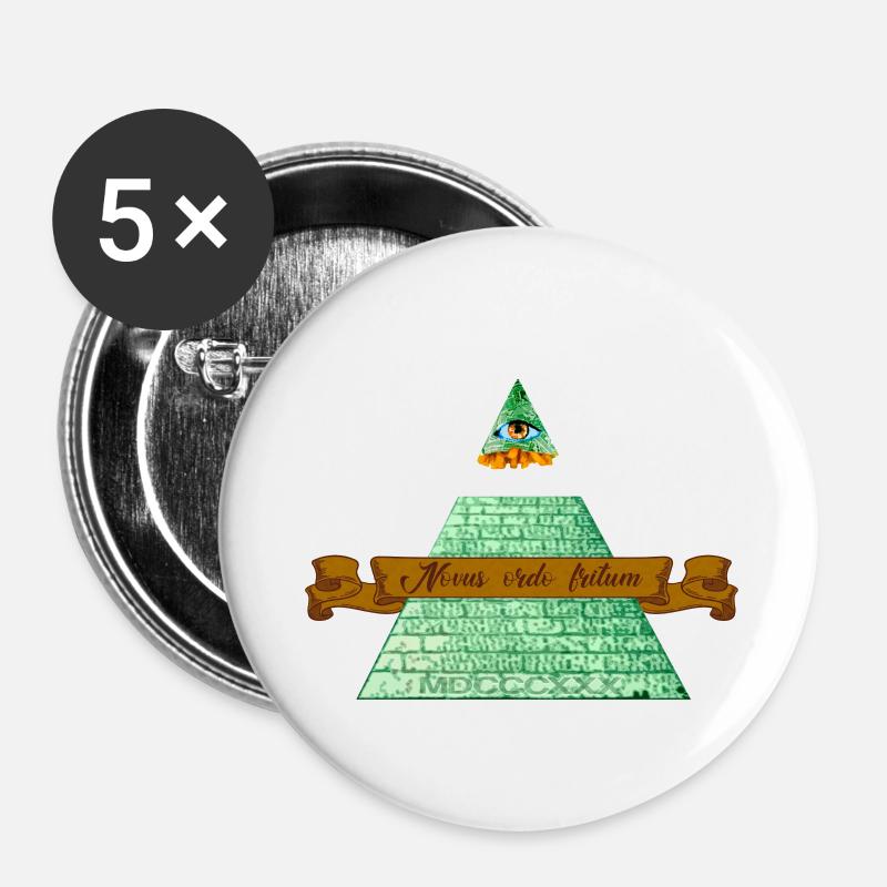 Illuminafries - Buttons large 2.2''/56 mm (5-pack) - white