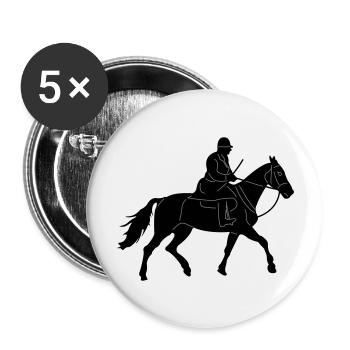 Crew Leader Rider - Buttons groß 56 mm (5er Pack) - Weiß - Vorne