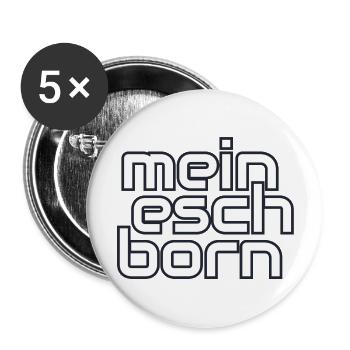 mein Eschborn - Buttons groß 56 mm (5er Pack) - Weiß - Vorne