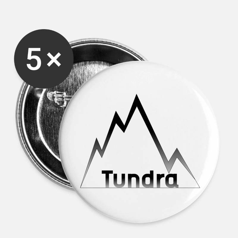 Tundra - Buttons large 2.2''/56 mm (5-pack) - white