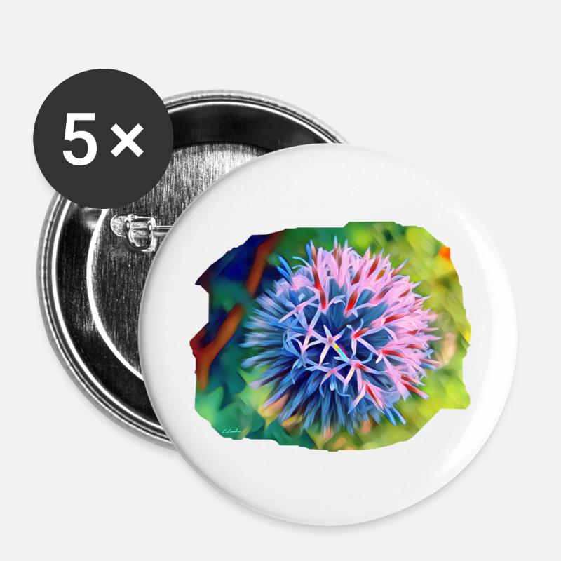Flower - Buttons large 2.2''/56 mm (5-pack) - white