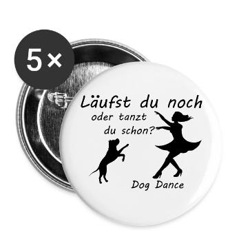 Dancing Dance Music - Buttons groß 56 mm (5er Pack) - Weiß - Vorne