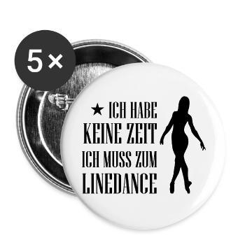 Dancing Dance Music - Buttons groß 56 mm (5er Pack) - Weiß - Vorne