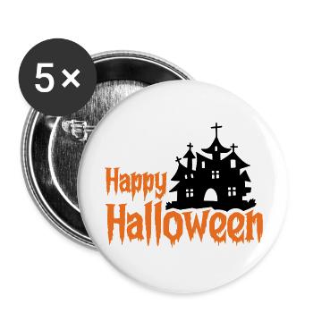 Gosages - Halloween Special - Buttons large 2.2''/56 mm (5-pack) - white - Front