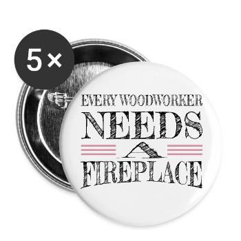 Carpenter Jackhammer Sabrina Carpenter Tshirts - Buttons large 2.2''/56 mm (5-pack) - white - Front