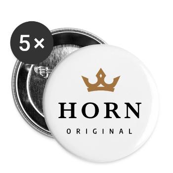 Horn - Buttons large 2.2''/56 mm (5-pack) - white - Front