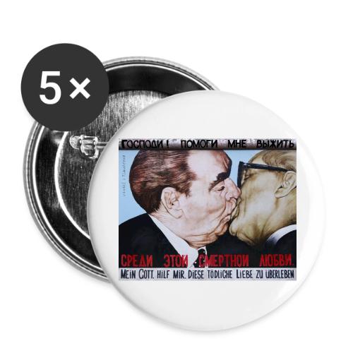 Братский поцелуй — Врубель, Тимофеева | Эхо - Buttons large 2.2''/56 mm (5-pack)