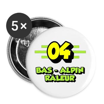 Grumbling Alpine Bottom - Buttons large 2.2''/56 mm (5-pack) - white - Front