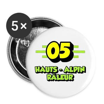 High Alpine Complainer - Buttons large 2.2''/56 mm (5-pack) - white - Front