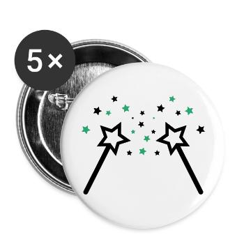 Wand 002 - Buttons large 2.2''/56 mm (5-pack) - white - Front