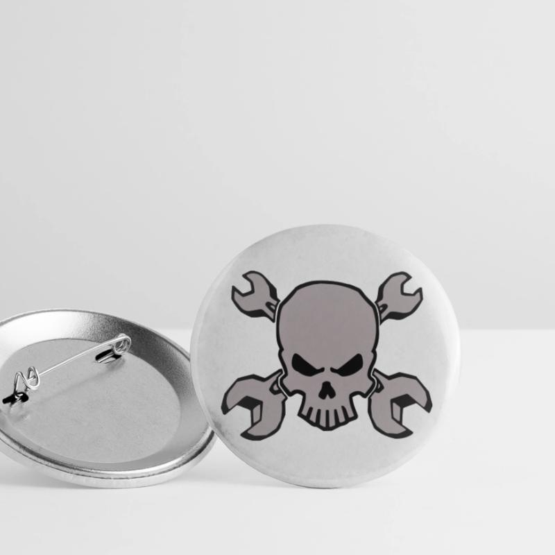 TOOLSKULL - 2C Buttons groß 56 mm (5er Pack)