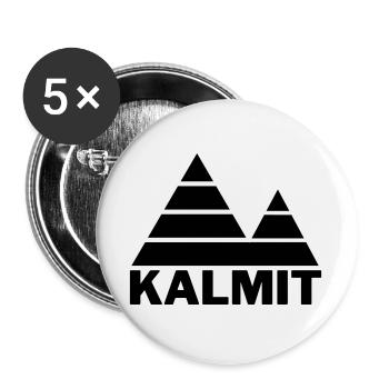 Bergland - Buttons groß 56 mm (5er Pack) - Weiß - Vorne