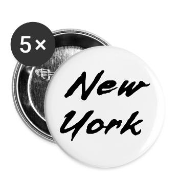 new work - Buttons large 2.2''/56 mm (5-pack) - white - Front
