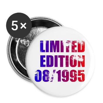 30e anniversaire Edition Limitée 08/1995 - Lot de 5 grands badges (56 mm) - blanc - Devant