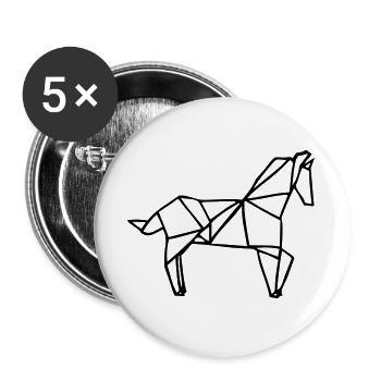 Abstract Color Pattern for Creative Clothing - Buttons large 2.2''/56 mm (5-pack) - white - Front