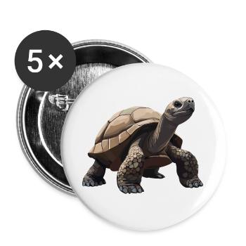 Tortoises Tortoise - Buttons large 2.2''/56 mm (5-pack) - white - Front