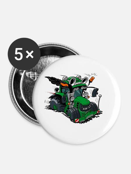 0968_Groene_Trekker_6630-V2 - Buttons groß 56 mm (5er Pack) - Weiß