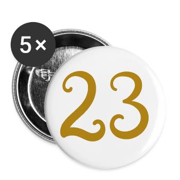 23 - Buttons large 2.2''/56 mm (5-pack) - white - Front