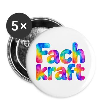 Beauty Doc, Beauty, Doc, Beautyfan, Schönheit, Kos - Buttons groß 56 mm (5er Pack) - Weiß - Vorne