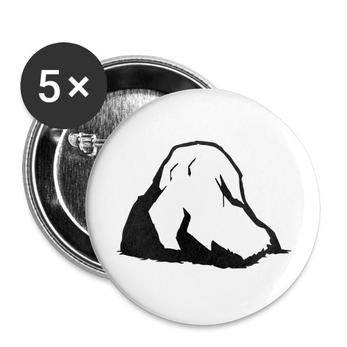 Boulder - Buttons groß 56 mm (5er Pack)