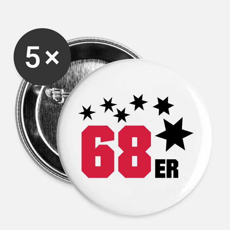 `68 - Buttons large 2.2''/56 mm (5-pack) - white