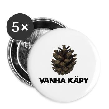Old pile - Buttons large 2.2''/56 mm (5-pack) - white - Front