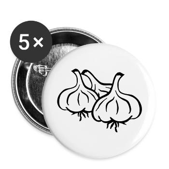knoblauch_p1 - Buttons large 2.2''/56 mm (5-pack) - white - Front