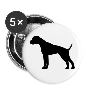 boxer - Buttons large 2.2''/56 mm (5-pack) - white - Front