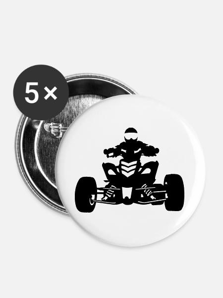 Quad - Buttons groß 56 mm (5er Pack) - Weiß