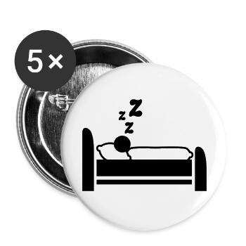 bett_1_f1 - Lot de 5 grands badges (56 mm) - blanc - Devant