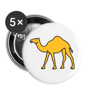 kamel_02 - Buttons large 2.2''/56 mm (5-pack) - white - Front