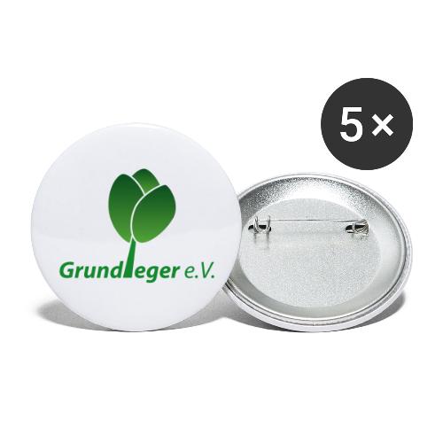 Grundleger - Buttons groß 56 mm (5er Pack)