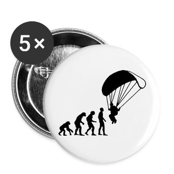 Paragliding - Buttons large 2.2''/56 mm (5-pack) - white - Front