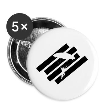Paragliding - Buttons large 2.2''/56 mm (5-pack) - white - Front