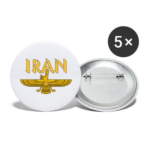 Iran 9 - Lot de 5 grands badges (56 mm)