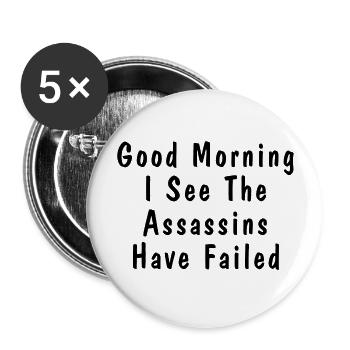 Good morning I see the have failed - Buttons large 2.2''/56 mm (5-pack) - white - Front